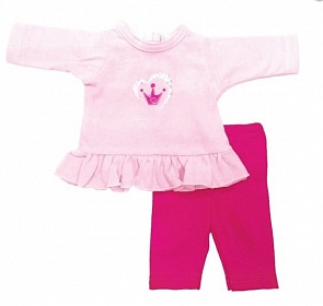 Одежда для куклы размером 38-43 см. – туника с короной и легинсы (Mary Poppins, 211)